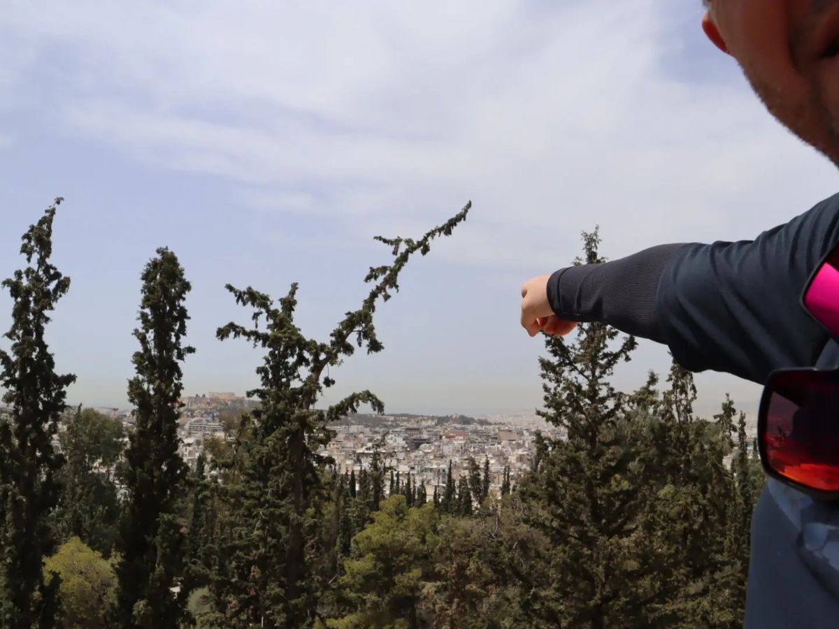 Athens Coffee Walk to Pedion Areos Park and Strefi Hill