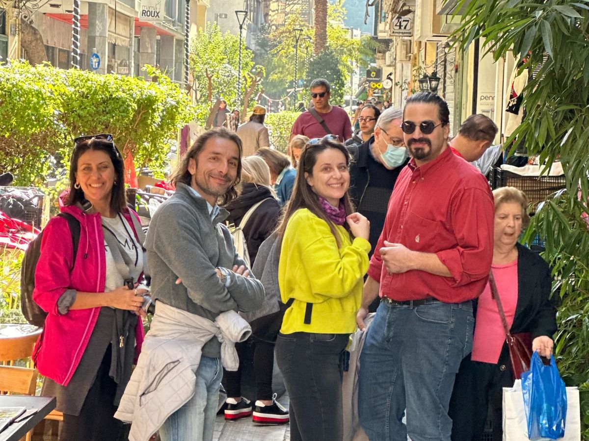 Modern Athens cool food walking tour