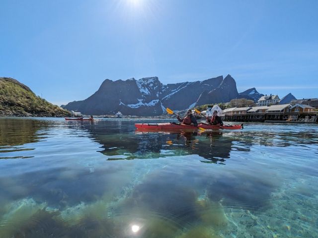 Explore Reinefjord by kayak | Lofoten