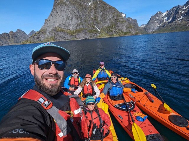 Explore Reinefjord by kayak | Lofoten