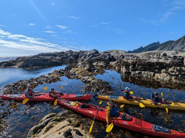 Explore Reinefjord by kayak | Lofoten