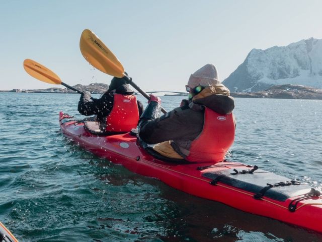 Explore Reinefjord by kayak | Lofoten
